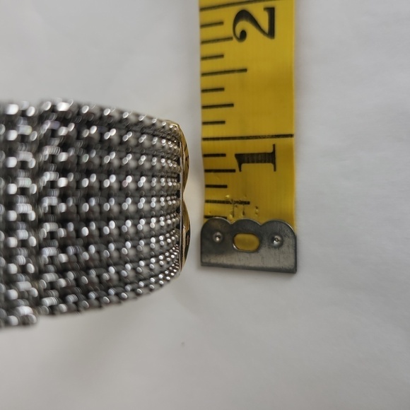 Bijoux Terner Two-Tone Stainless Steel Cuff Bracelet NWT - Picture 9 of 9